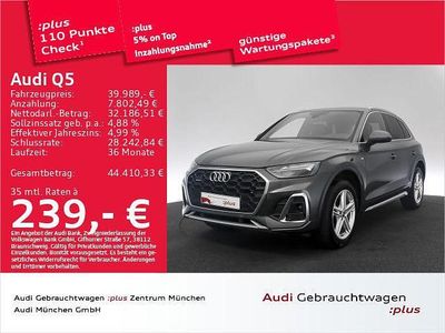 Gebraucht Audi Q5 Ambiente 204 PS (150 kW) 2022 Daytonagrau perleffekt SUV