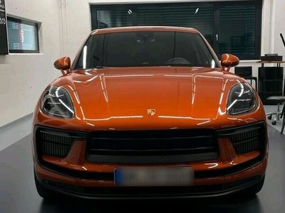 gebraucht Porsche Macan S 380PS Panoramadach AHK Klappenauspuff Papayamet