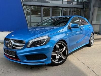 Usata Mercedes 250 AMG 211 CV (155 kW) 2014 Blu Berlina