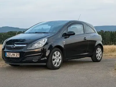 Gebraucht Opel Corsa 69 PS (50 kW) 2010 Schwarz Kleinwagen