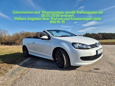 Gebraucht VW Golf Cabriolet 150 PS (110 kW) 2016 Weiß Cabrio
