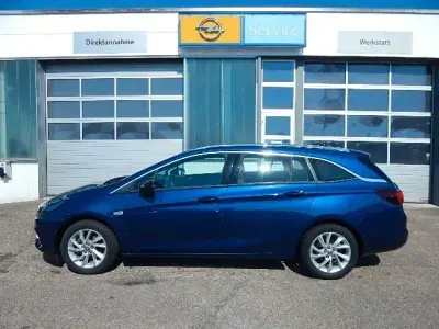Gebraucht Opel Astra Elegance 110 PS (80 kW) 2021 Blau Kombi