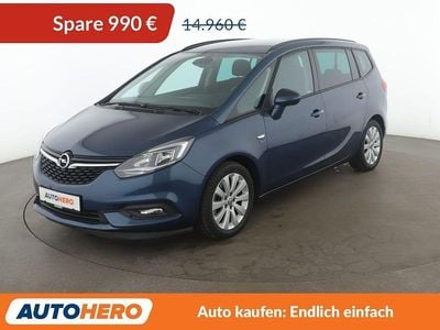 Blau Gebraucht 2017 Opel Zafira Tourer Active Van / Kleinbus | 13.970 € (Fairer Preis)