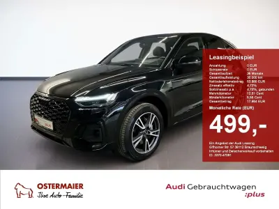 Second-hand Audi Q5 Sportback S-Line 286 CP (210 kW) 2025 Negru SUV