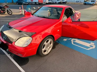 Gebraucht Mercedes SLK200 1998 Rot Cabrio