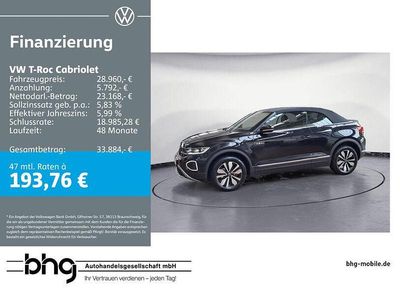 Gebraucht VW T-Roc 116 PS (85 kW) 2025 Schwarz SUV