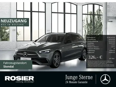 Gebraucht Mercedes C300e Advanced Plus 204 PS (150 kW) 2025 Grau / selenitgrau Kombi