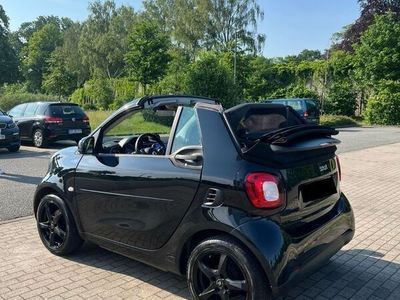 gebraucht Smart ForTwo Cabrio Navi mit CarPlay/TÜV Neu/ALL BLACK
