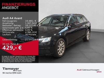 Mythosschwarz metallic Gebraucht 2018 Audi A4 Ambiente Kombi | 19.480 € (Fairer Preis)