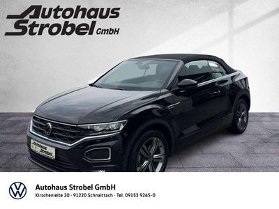 Gebraucht VW T-Roc Cabriolet R-line 150 PS (110 kW) 2021 Deep black perleffekt (metallic) Cabrio