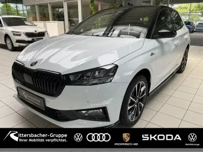 Neu Skoda Fabia Monte Carlo 150 PS (110 kW) 2026 (moonweiss metallic) Kleinwagen