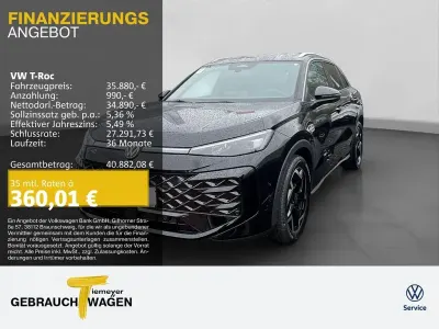 Neu VW T-Roc Cabriolet R-line 150 PS (110 kW) 2026 Schwarz SUV