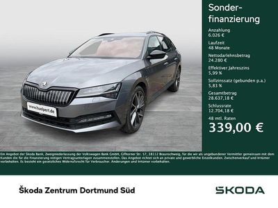 Gebraucht Skoda Superb SportLine 218 PS (160 kW) 2022 Grau Kombi