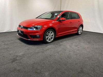 Brugt VW Golf VII R-line 110 HK (80 kW) 2017 Rød Sedan