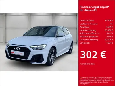 Gebraucht Audi A1 Sportback S-Line 150 PS (110 kW) 2025 Weiß Kleinwagen