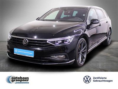 Schwarz / deep black (metallic) Gebraucht 2021 VW Passat Elegance Kombi | 31.777 € (Teuer)