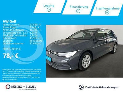 Delfingrau metallic Gebraucht 2024 VW Golf VIII Life Limousine | 21.580 € (Guter Preis)
