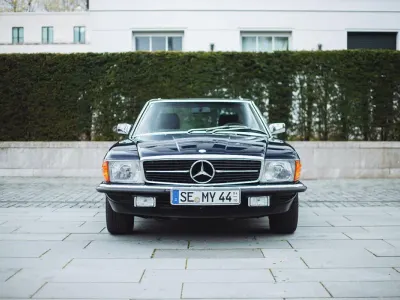 Gebraucht Mercedes SL280 184 PS (135 kW) 1983 Blau Cabrio
