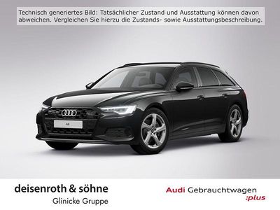 Mythosschwarz metallic Gebraucht 2025 Audi A6 Advanced Plus Kombi | 56.620 € (Teuer)