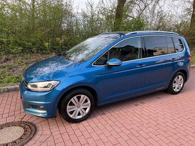Usata VW Touran Highline 150 CV (110 kW) 2017 Blu Monovolume