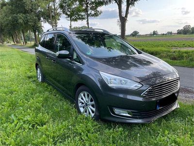 Usata Ford Grand C-Max Titanium 125 CV (91 kW) 2017 Grigio Monovolume