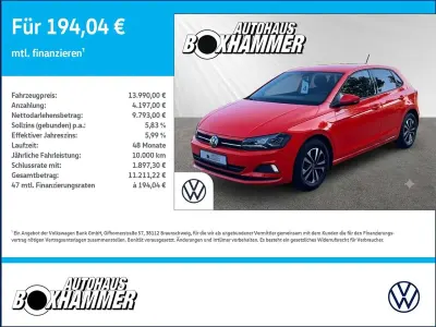 Gebraucht VW Polo United 80 PS (58 kW) 2020 Rot Kleinwagen