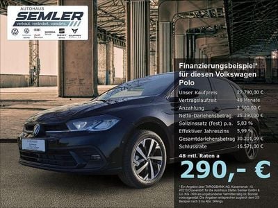 Schwarz Neu 2025 VW Polo Goal Limousine | 27.790 € (Fairer Preis)