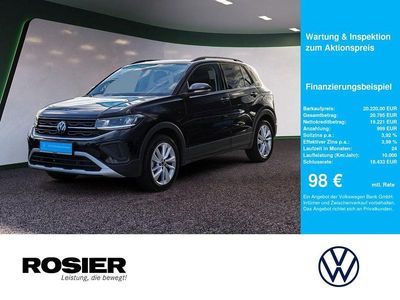 Schwarz / deep black Gebraucht 2025 VW T-Cross Goal SUV | 20.220 € (Guter Preis)