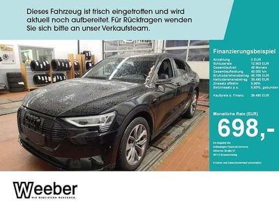 Mythosschwarz (metallic) Gebraucht 2022 Audi e-tron Sportback Advanced SUV | 39.490 € (Fairer Preis)