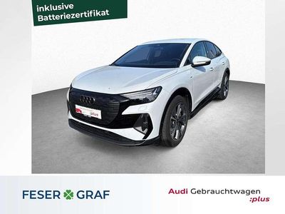 Gebraucht Audi Q4 Sportback e-tron Comfort 150 kW (204 PS) 2023 Gletscherweiß metallic SUV