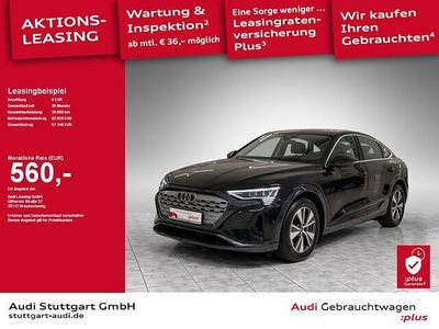 Brugt Audi Q8 e-tron Advanced Plus 300 kW (408 HK) 2023 Sort SUV