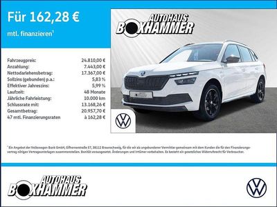 Gebraucht Skoda Kamiq Monte Carlo 110 PS (80 kW) 2023 Weiß SUV