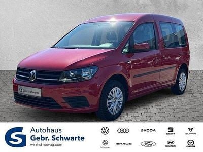 Begagnad VW Caddy Trendline 102 HK (75 kW) 2020 Röd Minibuss