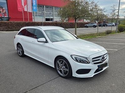 Gebraucht Mercedes C250 AMG line 211 PS (155 kW) 2015 Weiß Kombi