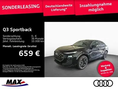 Neu Audi Q3 Sportback S-Line 204 PS (150 kW) 2025 Schwarz SUV