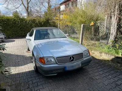 Gebraucht Mercedes SL500 326 PS (239 kW) 1992 Silber Cabrio
