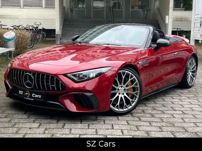 Gebraucht Mercedes SL63 AMG AMG 585 PS (430 kW) 2022 Patagonienrot bright Cabrio