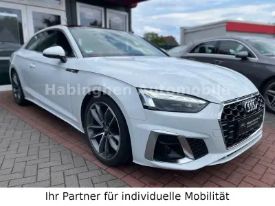 Gebraucht Audi A5 S-Line 190 PS (139 kW) 2021 Weiß Coupé