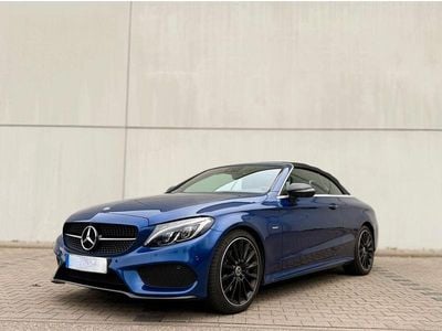 Gebraucht Mercedes C200 AMG line 184 PS (135 kW) 2017 Blau Cabrio
