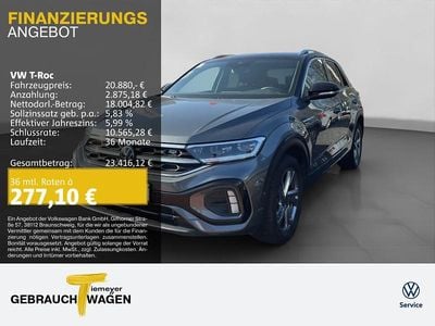 Begagnad VW T-Roc R-line 110 HK (80 kW) 2023 Grå SUV