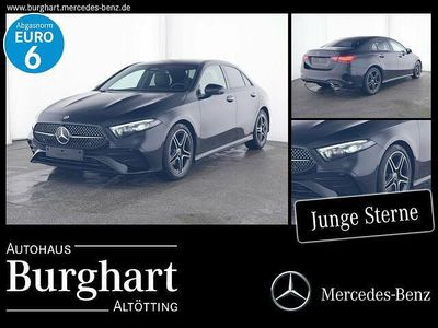 Gebraucht Mercedes A200 AMG line 150 PS (110 kW) 2024 Lack kosmosschwarz Limousine