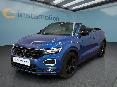 Gebraucht VW T-Roc Cabriolet R-line 150 PS (110 kW) 2022 Blau Cabrio
