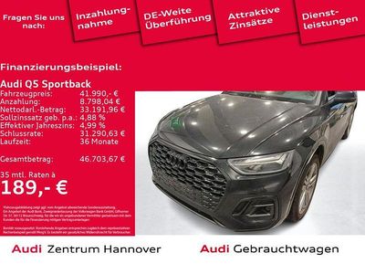 Mythosschwarz metallic Gebraucht 2022 Audi Q5 Sportback S-Line SUV | 41.990 € (Etwas zu teuer)