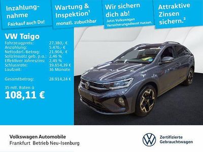 Gebraucht VW Taigo R-line 150 PS (110 kW) 2025 Grau SUV