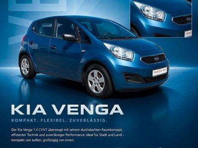 Usata Kia Venga Attract 90 CV (66 kW) 2012 Blu Utilitaria