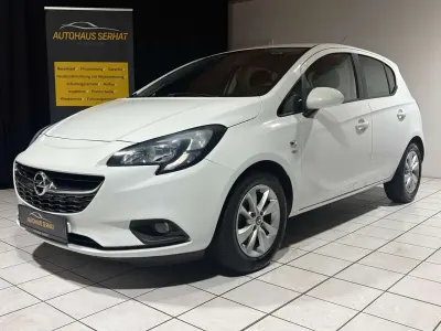 Gebraucht Opel Corsa drive 101 PS (74 kW) 2015 Weiß Kleinwagen