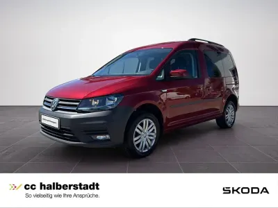 Gebraucht VW Caddy Trendline 150 PS (110 kW) 2017 Rot Van / Kleinbus