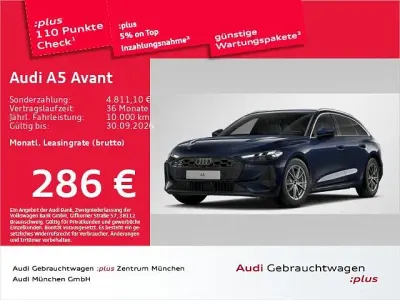 Gebraucht Audi A5 Premium 204 PS (150 kW) 2025 Firmamentblau metallic Kombi