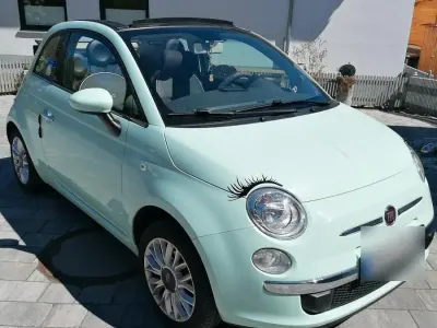 Second-hand Fiat 500C 69 CP (50 kW) 2015 Verde Cabrio
