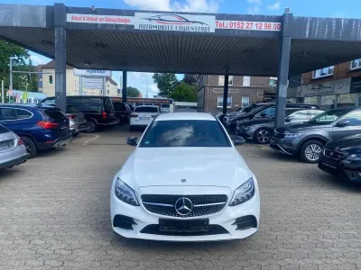 Gebraucht Mercedes C220 AMG line 194 PS (142 kW) 2019 Weiß Kombi